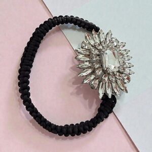 Elegant Black and Silver Bracelet